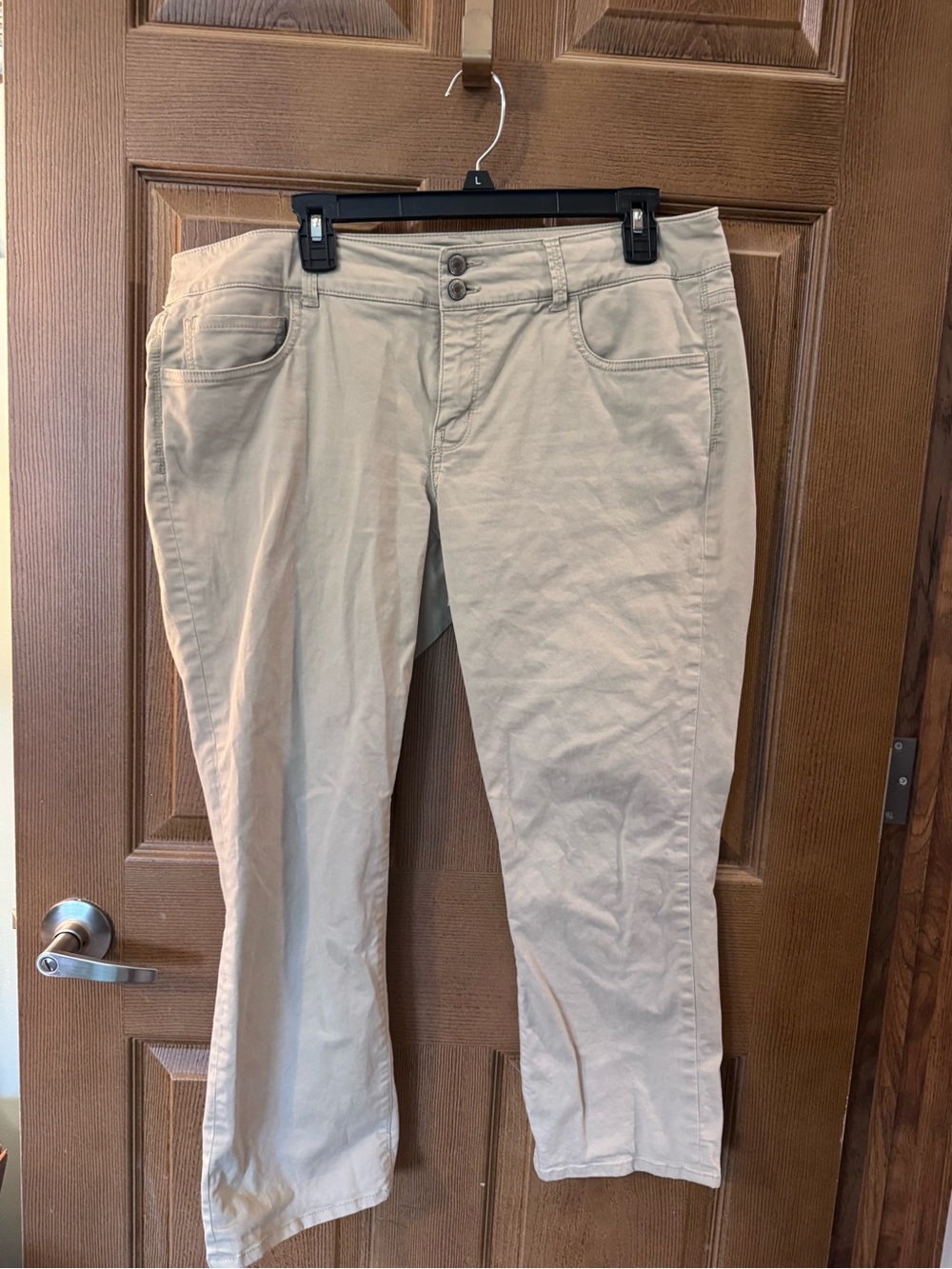 Women’s American Eagle Outfitters Khaki Artist Capri Pants Size 14